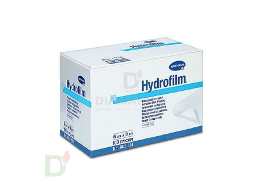 Прозрачный пластырь для фиксации сенсора Гидрофильм (Hydrofilm), 6х7 см