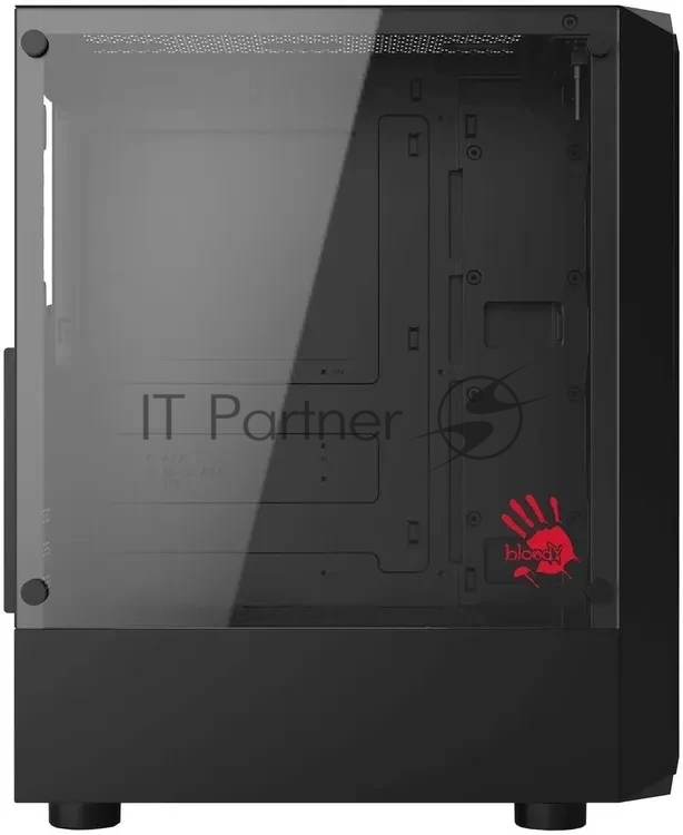 Корпус Bloody CC-126-BK, Midi-Tower, чёрный