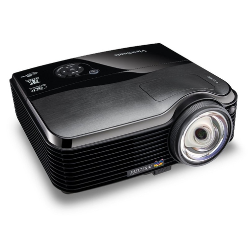 ViewSonic Projector PJD7383i (DLP, 3000 люмен, 2000:1, 1024x768, D-Sub, RCA, S-Video, USB,  LAN, ПДУ, 2D/3D)