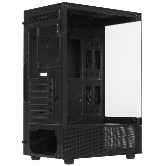 Корпус Formula Crystal Z1 черный без БП ATX 3x120mm 2xUSB2.0  1xUSB3.0  audio  bott PSU