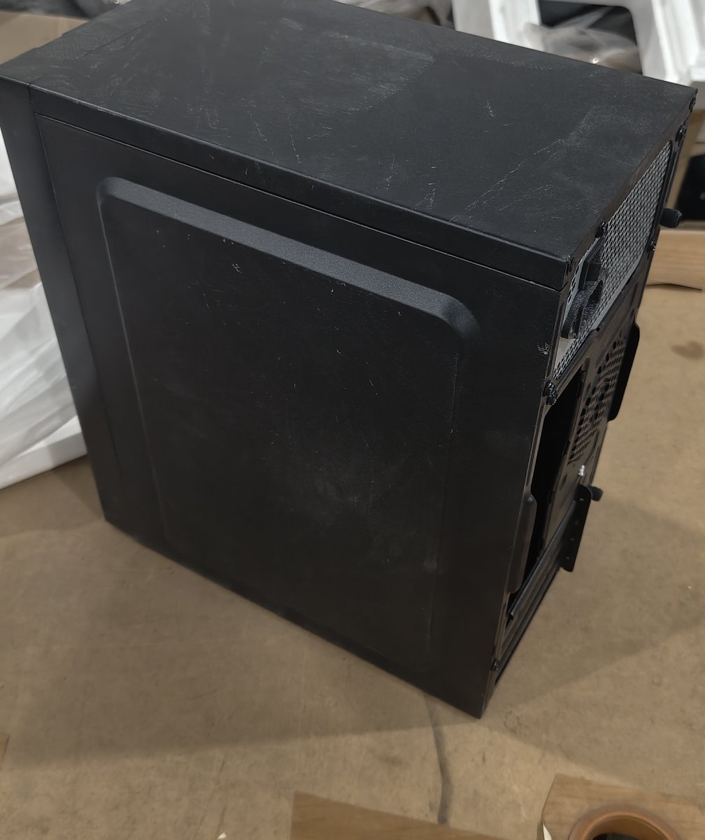 (Поврежденная упаковка) Компьютерный корпус Сase Forza mATX, 450W, 2xUSB 3.0, Black, w/o FAN, 12 см fan PSU, power cord