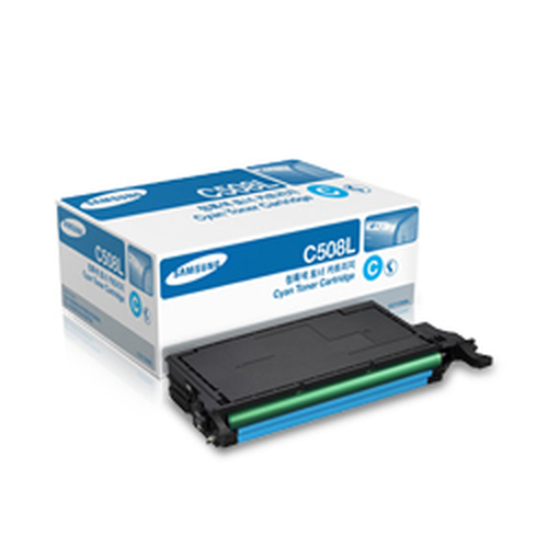 Тонер-картридж Samsung CLT-C508L Cyan для Samsung  CLP-620ND/670N/670ND,  CLX-6220FX/6250FX  (повышенной ёмкости)