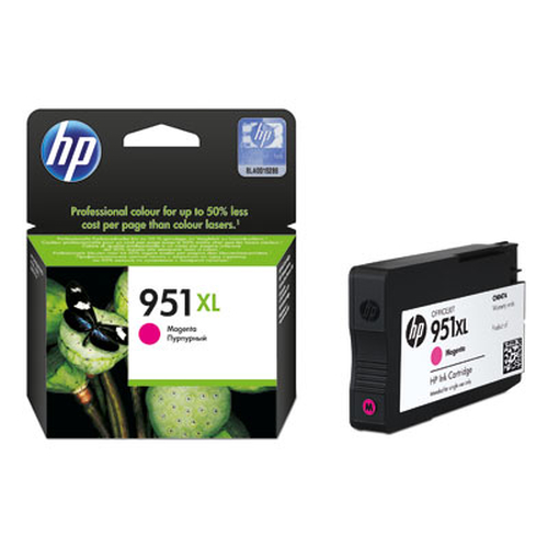 Картридж HP 951XL Magenta для Officejet Pro 251dw/276dw/8100/8600/8600 Plus/8610/8620 (1500 стр) ( CN047AE )