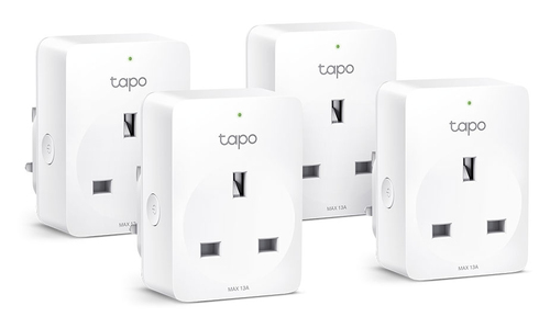 TP-Link Tapo P110(4-pack)  Умная мини Wi-Fi розетка, 100–240 В, макс. напряжение: 16 А, 50/60 Гц, Wi-Fi 2,4 ГГц
