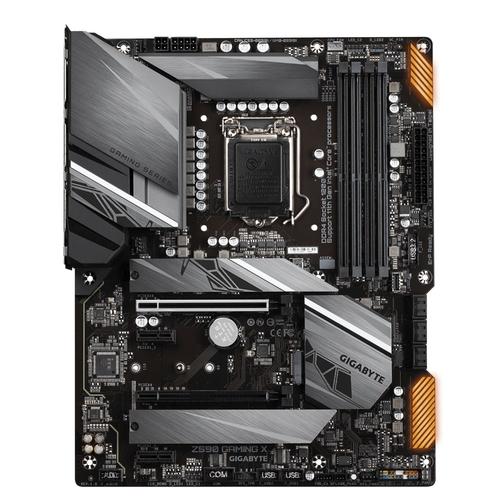 GIGABYTE Z590 GAMING X (RTL) LGA1200 (Z590) 2xPCI-E DP 2.5GbLAN SATA RAID  ATX 4DDR4