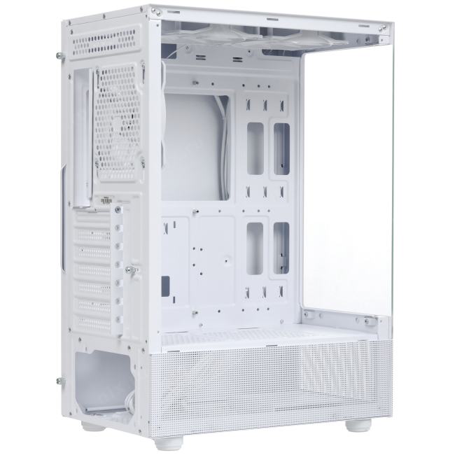 Корпус Formula Crystal Z1 PLUS белый без БП ATX 2x120mm 2xUSB2.0 1xUSB3.0 audio  bott  PSU