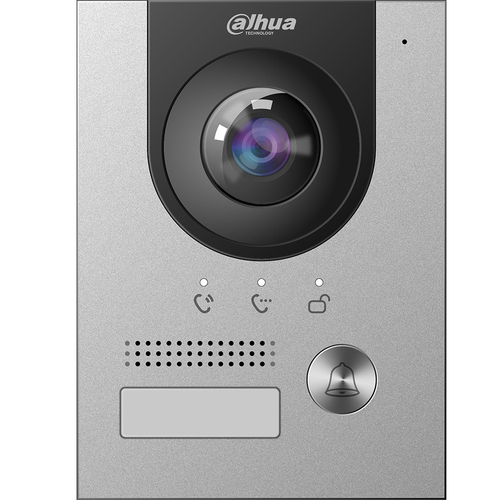 DHI-VTO2202F-P Видеопанель Dahua  цветной сигнал CMOS  цвет панели: серебристый