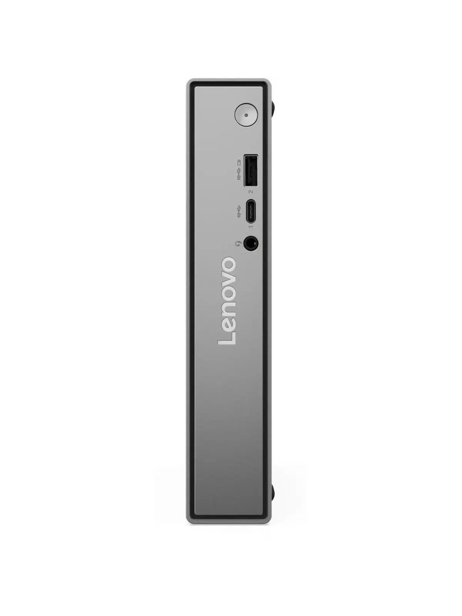 Мини-ПК Lenovo ThinkCentre Neo 50q G5 Tiny, Intel Core 5 210H/8 ГБ DDR5/512 ГБ SSD/Intel Graphics/Без ОС/Клавиатура, мышь, серый (13B9008DSA)