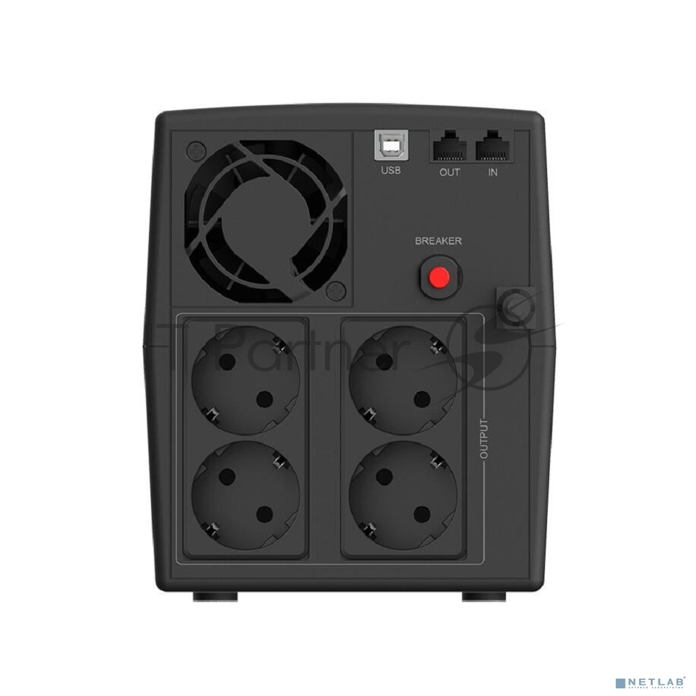 Источник бесперебойного питания CBR QUANTUM QTM-1200C / 1200 ВА / 720 Вт, 6 x IEC 320 C13