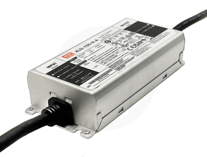 Драйвер светодиодный Mean Well XLG-100-H-A, 100W, 27-56V, 1.75-2.78A, IP67