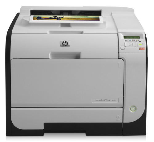 HP COLOR LaserJet Pro 400 M451dn <CE957A> (A4, 20стр/мин, 128Mb, 4 краски, LCD, USB2.0,  сетевой, двуст. печать)