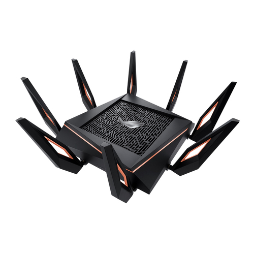 Маршрутизатор ASUS GT-AX11000 Tri-band WiFi 6(802.11ax) Gaming Router –World's first 10 Gigabit Wi-Fi router with a quad-core processor, 2.5G gaming port, DFS band, wtfast, Adaptive QoS, AiMesh for mesh wifi system
