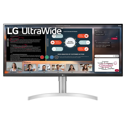 34"    ЖК монитор LG 34WN650-W (LCD, 2560x1080,  HDMI,  DP)