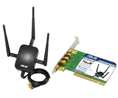 ASUS <WL-130N> Super Speed N Wireless  Adapter  (802.11b/g/n,  PCI, 300Mbps)