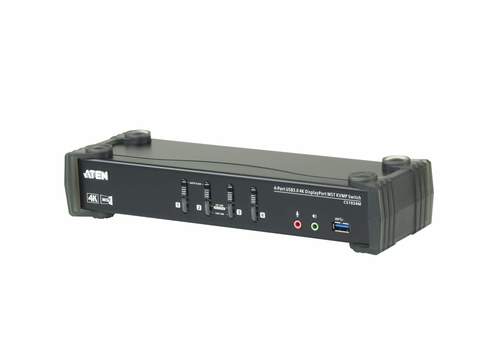 KVM-переключатель ATEN - CS1924M, 4PC, DisplayPort (Female) + USB Type B (Female) + 2xMiniJack (Female) - 4 ports, CS1924M-AT-G