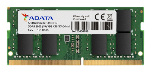 Память DDR4 8Gb 2666MHz A-Data AD4S26668G19-SGN RTL PC4-21300 CL19 SO-DIMM 260-pin 1.2В dual rank Ret