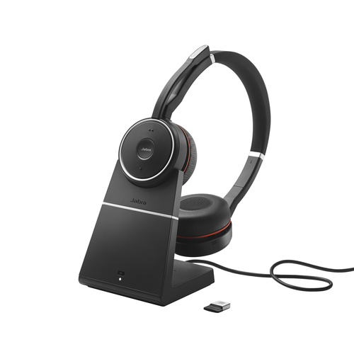 Гарнитура Jabra Evolve 75 Stereo MS, Charging stand & Link 370 7599-832-199