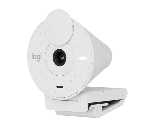 Веб-камера Logitech Brio 300 1920x1080, 30 кадр/с, USB Type-C, микрофон (шумоподавление), автоматическая фокусировка, автоосвещение, универсальное крепление белая
