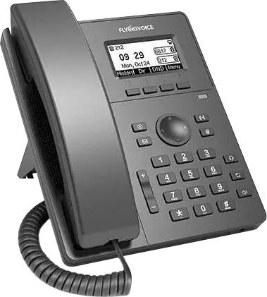 Телефон  IP  Flyingvoice  P10G черный
