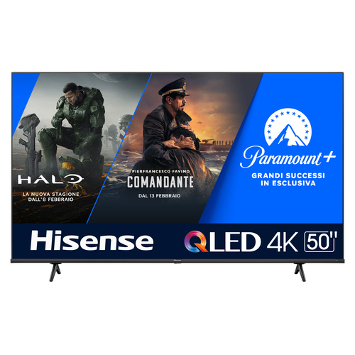 Телевизор QLED Hisense 50" 50E7KQ черный 4K Ultra HD 60Hz DVB-T DVB-T2 DVB-C DVB-S DVB-S2 USB WiFi Smart TV (RUS)