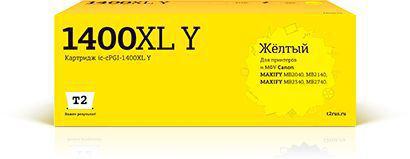 IC-CPGI-1400XL Y Картридж T2 для Canon  MAXIFY MB2040/MB2140/MB2340/MB2740, желтый