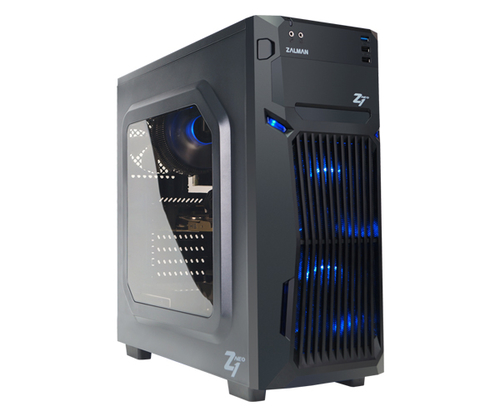 Miditower ZALMAN <Z1 NEO> Black ATX без  БП, с окном