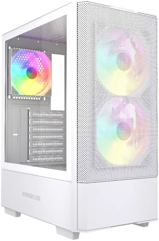 Компьютерный корпус Powercase Mistral AY3W ARGB TG White (CMAYW-A3)