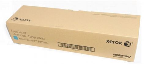 006R01647 - Тонер-картридж, Xerox, 006R01647 (голубой), Для Xerox Versant 80/180/280 Press, 20 000 страниц (А4)
