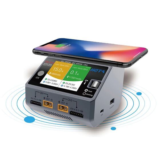 Зарядное устройство HOTA D6 PRO (Серая)