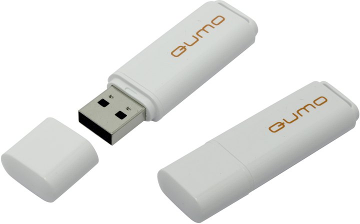 USB-флешка QUMO QM16GUD-OP1 WHITE, 16GB, USB 2.0