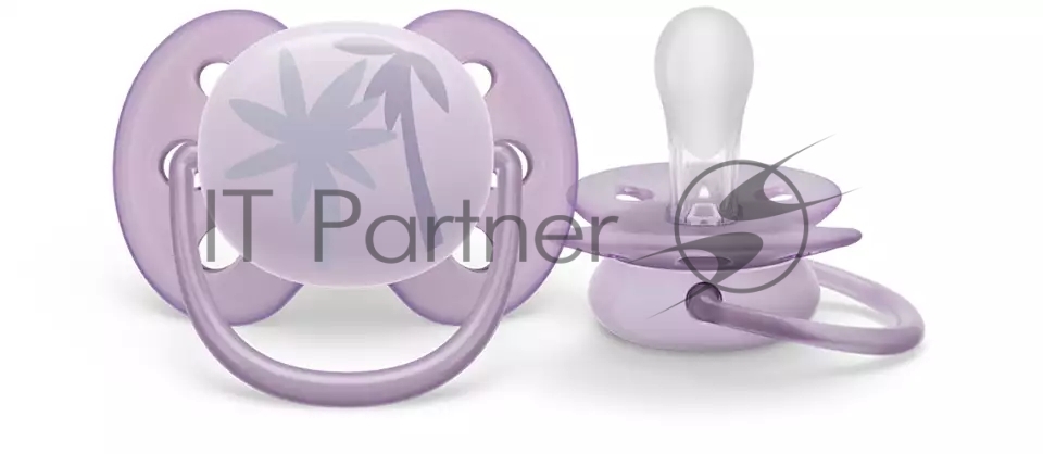 Пустышка Philips Avent ultra soft, пальмы, 0-6 мес., 1 шт.