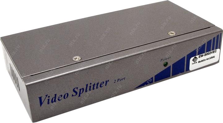 MultiCo <EW-S002VEC> 2-Port Video Splitter  (VGA15M+2xVGA15F) + б.п.