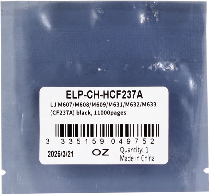 <ELP-CH-HCF237A> Чип для картриджа CF237A  Black,  11K
