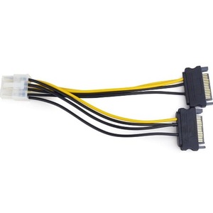 2xSATA->PCI-Express 8pin, для подключения в/к PCI-Е (8pin) к б/п ATX