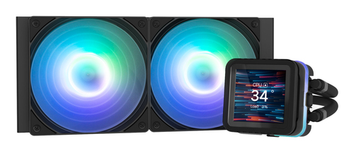 Система жидкостного охлаждения Zalman Alpha2 A24 DS ARGB черная 120мм алюминий+медь 2000rpm 29.7db 4-pin 320W