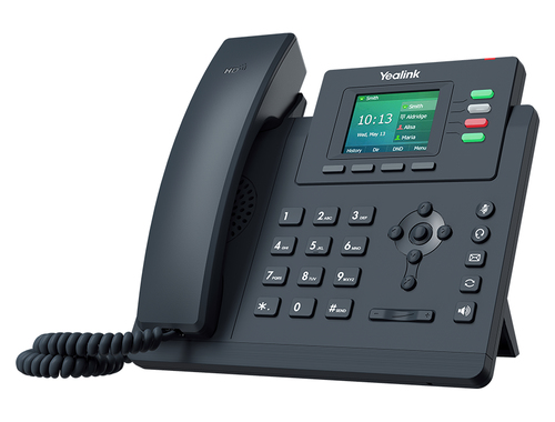IP Телефон YEALINK SIP-T33G,  4 аккаунта, цветной LCD-экран 2.4" 320х240, PoE, GigE, шт. БП в комплекте