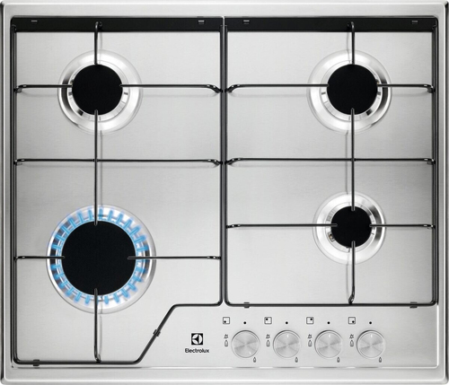 Газовая варочная поверхность  Electrolux  KGS6424SX  нержавеющая сталь
