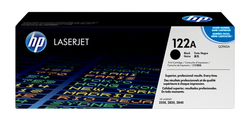Картридж лазерный HP 122A/Q3960A, черный, 1шт., 5000 страниц, оригинальный