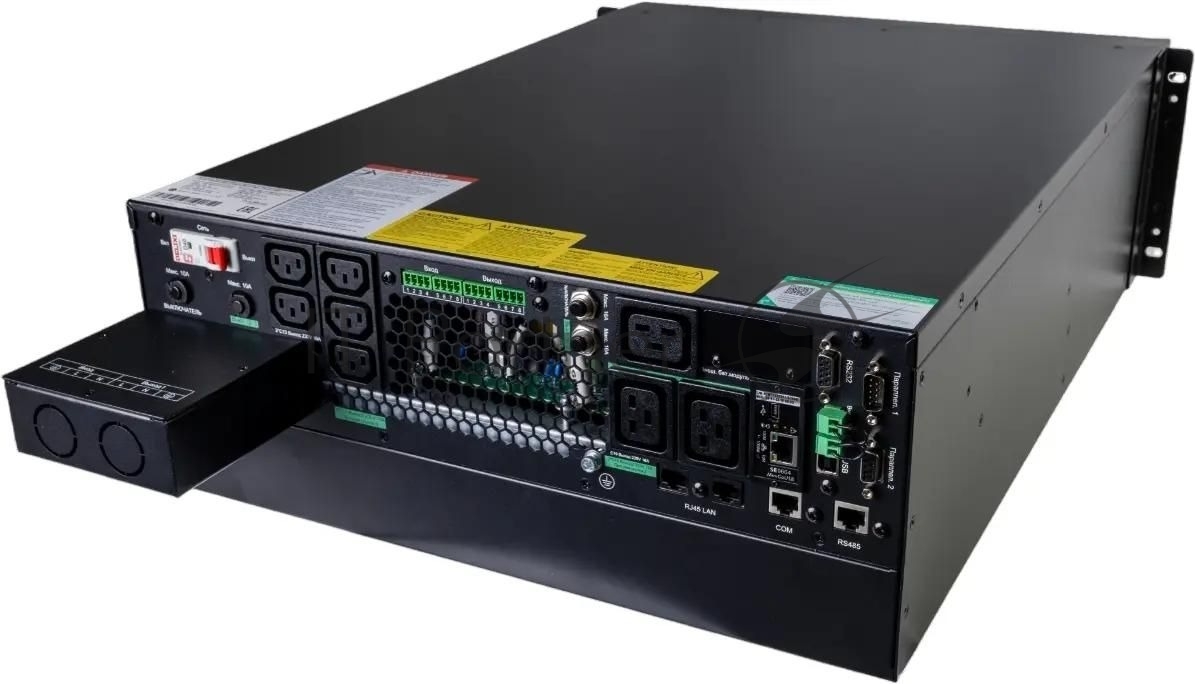 Источник бесперебойного питания Systeme Electric Smart-Save Online SRTSE 2 SRTSE6KRTXLIG2-NC / 6000 ВА / 6000 Вт / 5 x IEC 320 C13, 3 x IEC 320 С19