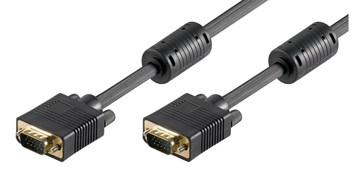 Gembird Gembird/Cablexpert CC-PPVGA-10-B, Кабель VGA Premium , 15M/15M, 3.0м, черный, тройной экран, феррит.кольца