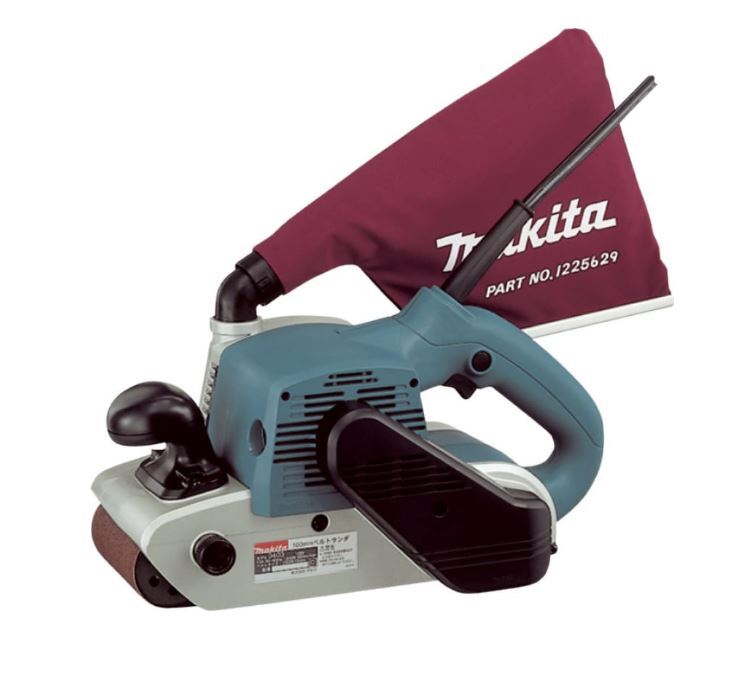 Makita 9403 Ленточная шлифовальная машина [9403] {1200Вт,100х610мм,500м\м,5.9кг,кор,п\сборник}