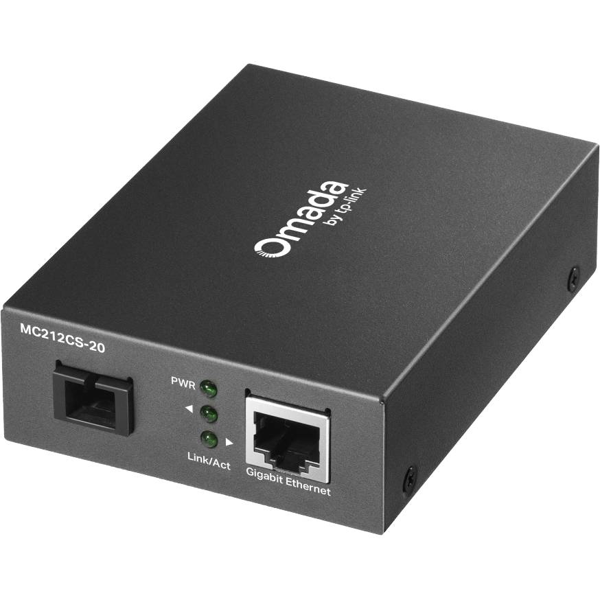 Медиаконвертер TP-Link MC212CS-20, одномодовый, гигабитный