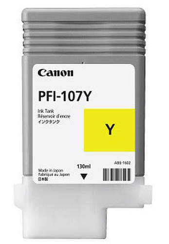 Струйный картридж Canon imagePROGRAF iPF670/iPF770 PFI-107Y (6708B001) Yellow (130мл), шт