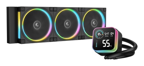 Система водяного охлаждения DEEPCOOL LQ360 ULTRA ARGB LGA20XX/1700/1200/115X/AM5/AM4 (6шт/кор,TDP 300W, ARGB Lighting, Anti-Leak edition, PWM PUMP, TRIPLE PWM FAN) RET (R-LQ360-BKASMC-G-1)