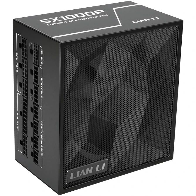 Блок питания Lian Li SX1000P Black ATX 3.1, 1000W, 80 PLUS Platinum, Fully Modular  G9P.SX1000P.B000