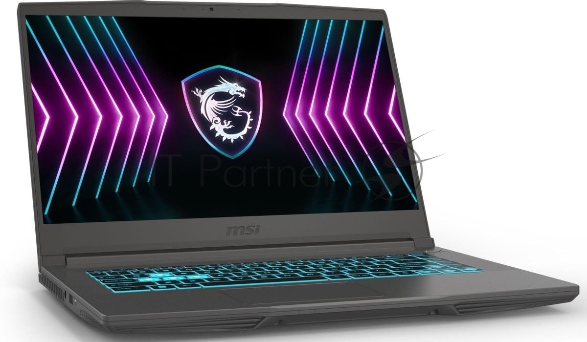 Ноутбук MSI Thin 15 B2RVE-3603XRU/15.6"/IPS/Intel Core 7 240H/16Gb/512Gb/SSD/NVIDIA GeForce RTX 4050 6Gb/Без ОС/серый/1.86kg