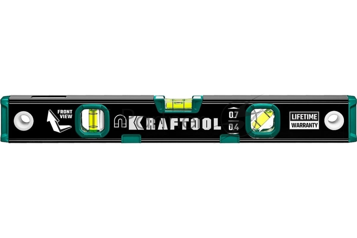 Магнитный уровень с зеркальным глазком Kraftool 400 мм