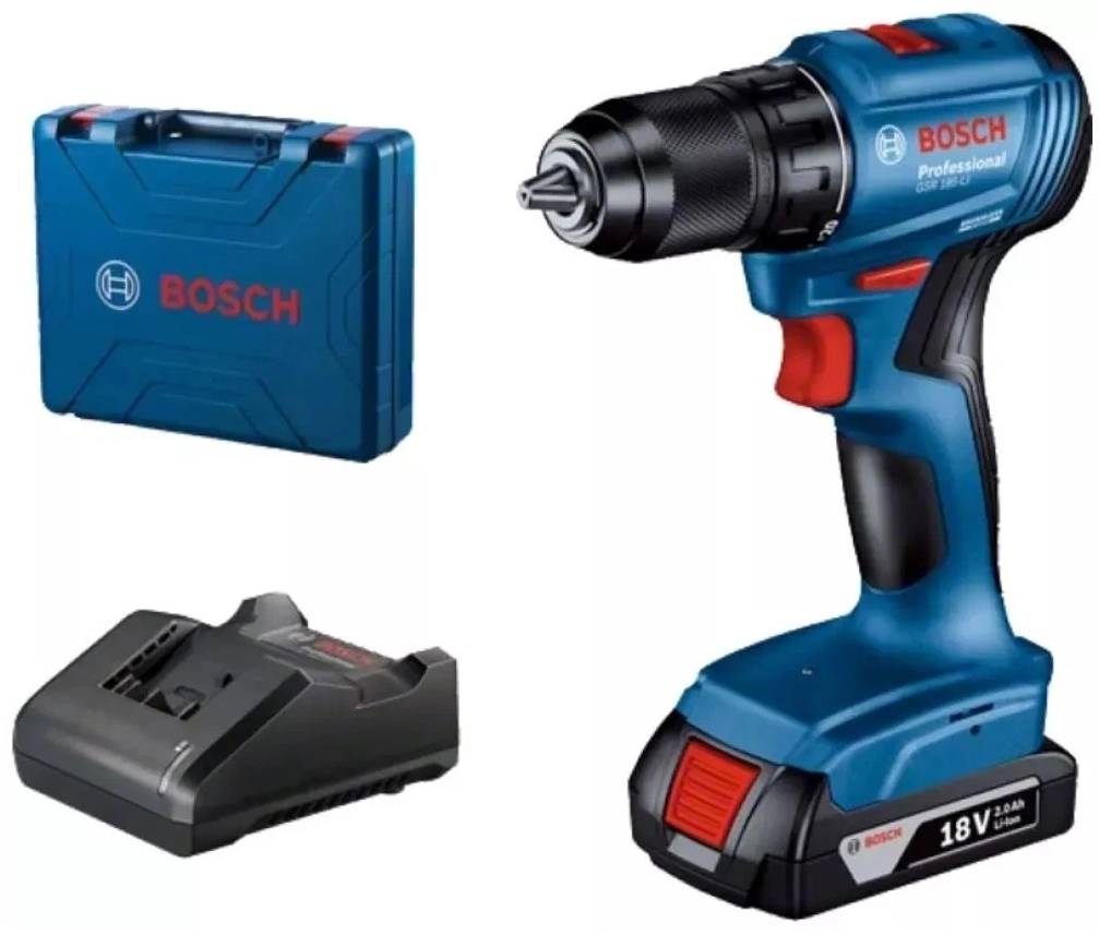 BOSCH Дрель-GSB 185-LI аккум. патрон:быстрозажимной