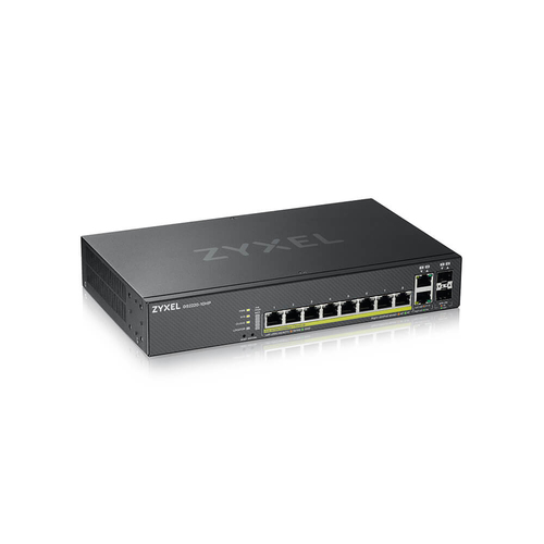 Коммутатор L2 коммутатор PoE+ Zyxel NebulaFlex Pro GS2220-10HP, rack 19", 8xGE PoE+, 2xCombo (SFP/RJ-45), бюджет PoE 180 Вт