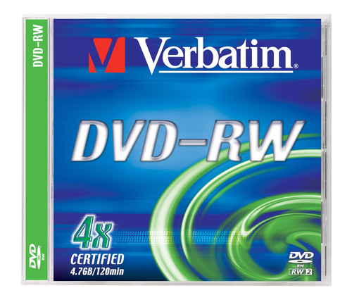 DVD-RW Disc Verbatim  4.7Gb 4x <43284>